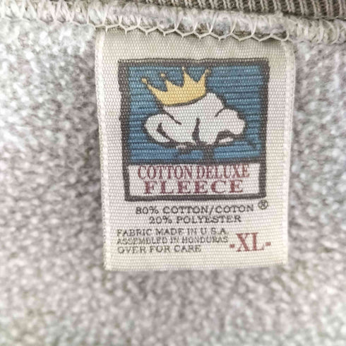 90S MADE IN USA フロント刺繍クルーネックスウェット メンズ import:XL