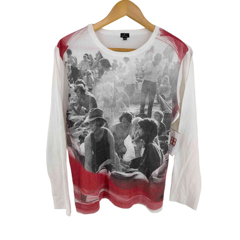 ピーエスポールスミス PS Paul Smith グラッフィクプリント L/S TEE メンズ JPN:M