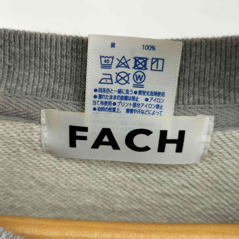 FACH フロント刺繍クルーネックスウェット メンズ import:L