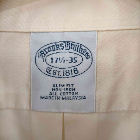 ブルックスブラザーズ BROOKS BROTHERS SLIM FIT ノンアイロンシャツ メンズ 17 1/2 - 35