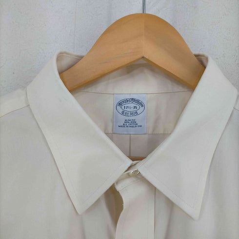 ブルックスブラザーズ BROOKS BROTHERS SLIM FIT ノンアイロンシャツ メンズ 17 1/2 - 35