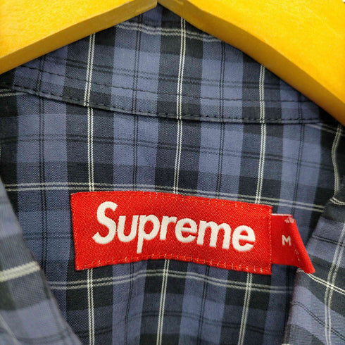 シュプリーム Supreme 24SS Loose Fit Mini Plaid S/S Shirt メンズ import:M