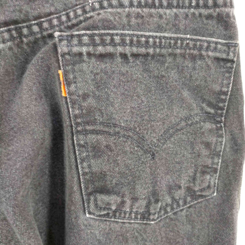 リーバイス Levis 90s オレンジタブ ジッパーフライ後染めブラックデニム ボタン裏575 メンズ