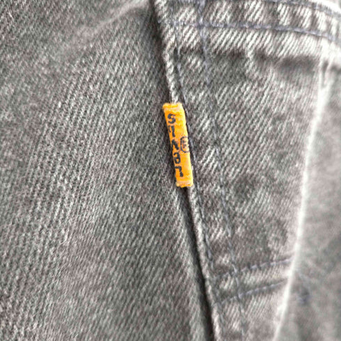 リーバイス Levis 90s オレンジタブ ジッパーフライ後染めブラックデニム ボタン裏575 メンズ