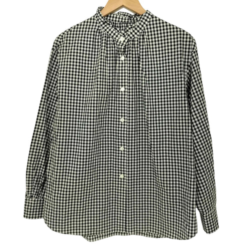 ドレステリア DRESSTERIOR ギンガムスタンドフリルブラウス レディース JPN:36