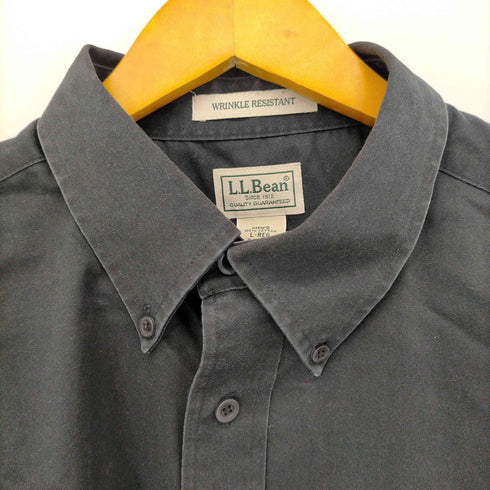 エルエルビーン L.L.Bean WRINKLE RESISTANT コットンS/S BDシャツ メンズ L-REG
