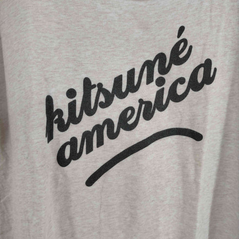 キツネティー Kitsune Tee フロントロゴTシャツ メンズ import:M