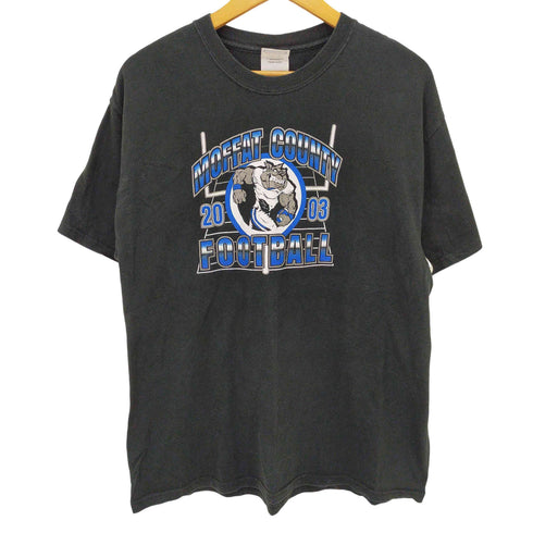 ヘインズ Hanes HEAVY WEIGHT プリント S/S TEE 半袖Tシャツ フットボール 両面プリント メンズ JPN:L