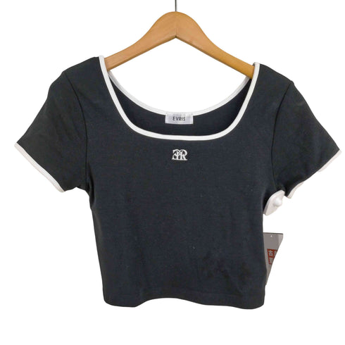 エヴリス EVRIS リンガーショートTシャツ Y2K レディース FREE
