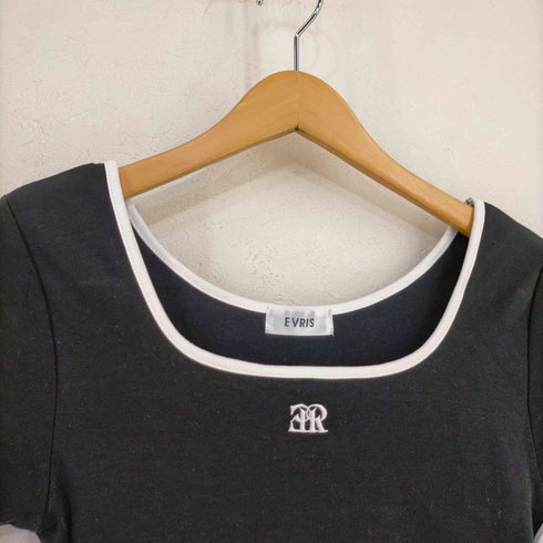 エヴリス EVRIS リンガーショートTシャツ Y2K レディース FREE