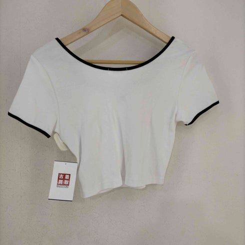 エヴリス EVRIS リンガーショートTシャツ Y2K レディース FREE