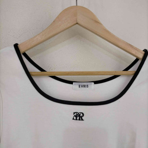 エヴリス EVRIS リンガーショートTシャツ Y2K レディース FREE