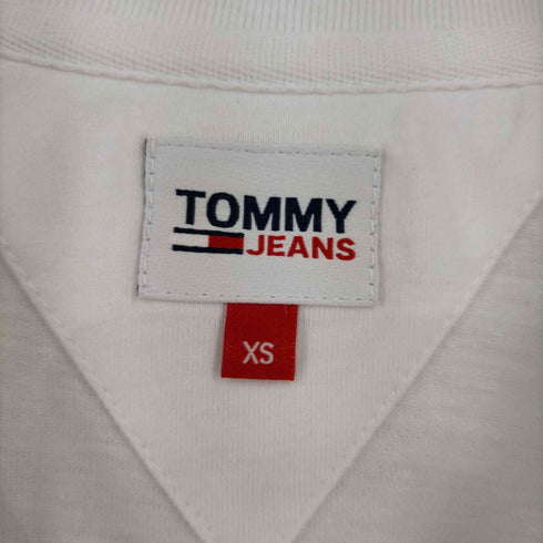 トミージーンズ tommy jeans フロントロゴ刺繍 クロップドTシャツ レディース import:XS