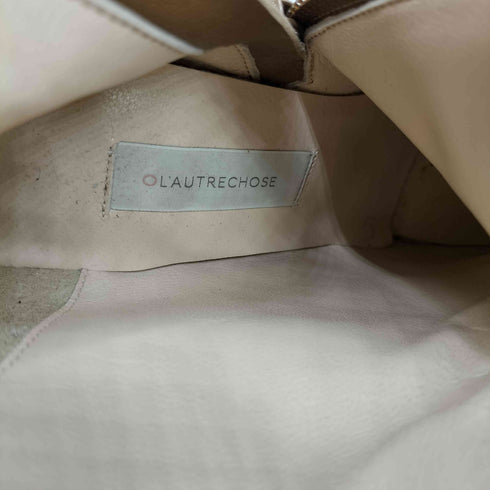 ロートルショーズ Lautre chose ゴールドヒールブーツ レディース 35.5