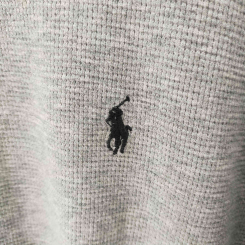ポロラルフローレン POLO RALPH LAUREN サーマルカットソー 長袖 スモールポニー刺繍 メンズ import:L