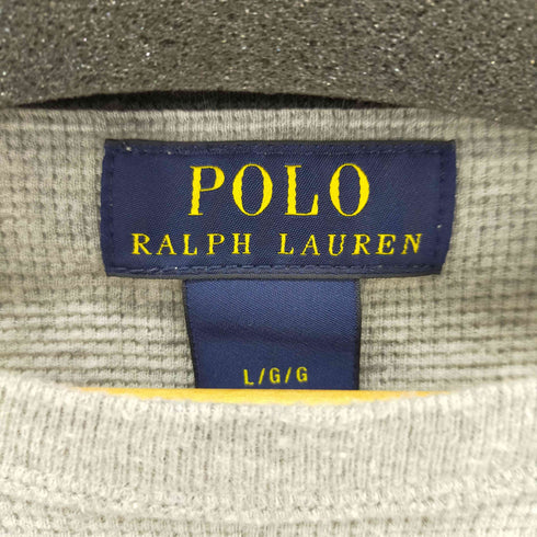 ポロラルフローレン POLO RALPH LAUREN サーマルカットソー 長袖 スモールポニー刺繍 メンズ import:L
