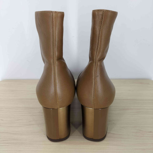 ロートルショーズ Lautre chose ゴールドヒールブーツ レディース EUR:38