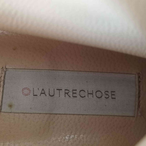 ロートルショーズ Lautre chose ゴールドヒールブーツ レディース EUR:38