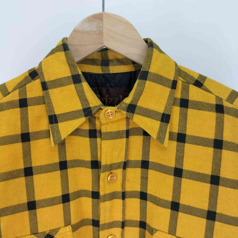 Grizzly 裏地キルティング フラップポケット シャツジャケット メンズ import:S