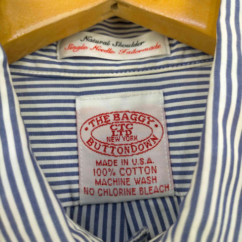 バギー THE BAGGY MADE IN USA ボタンダウンストライプシャツ メンズ 9