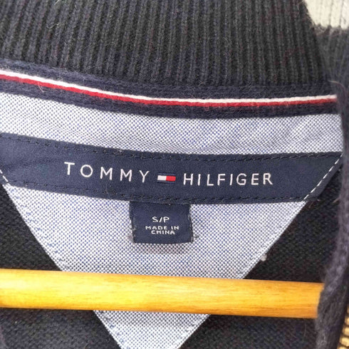 トミーヒルフィガー TOMMY HILFIGER ハーフジップハイネックニット メンズ JPN:S