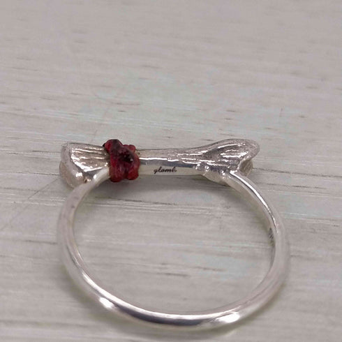 グラム glamb SV925 Bone pinky ring メンズ 13