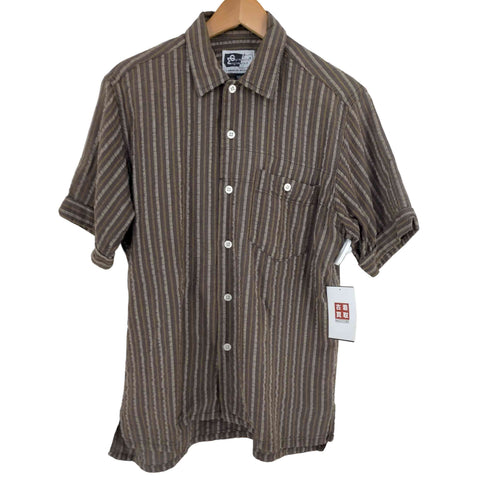 エンジニアードガーメンツ Engineered Garments 旧タグ SEERSUCKER COTTON SHIRT シアサッカーコットンシャツ メンズ JPN:XS