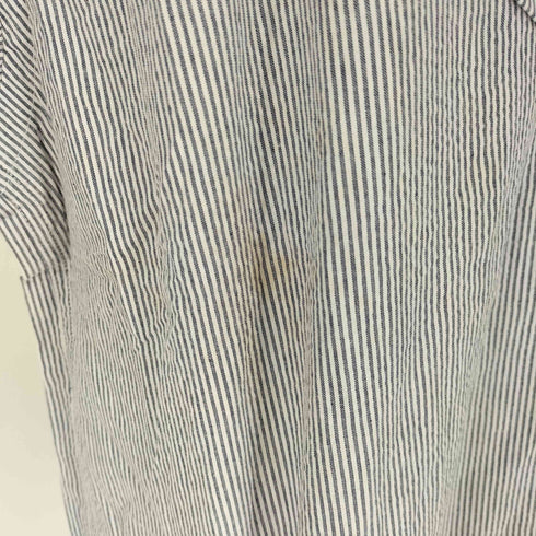 チャップスラルフローレン CHAPS RALPH LAUREN ポロネック シアサッカー プルオーバー S/S シャツ メンズ import:M