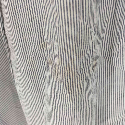 チャップスラルフローレン CHAPS RALPH LAUREN ポロネック シアサッカー プルオーバー S/S シャツ メンズ import:M