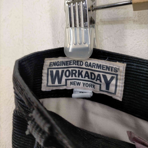 エンジニアードガーメンツ Engineered Garments WORKADAY 細畝コーデュロイ ボタンフライストレートパンツ メンズ 34