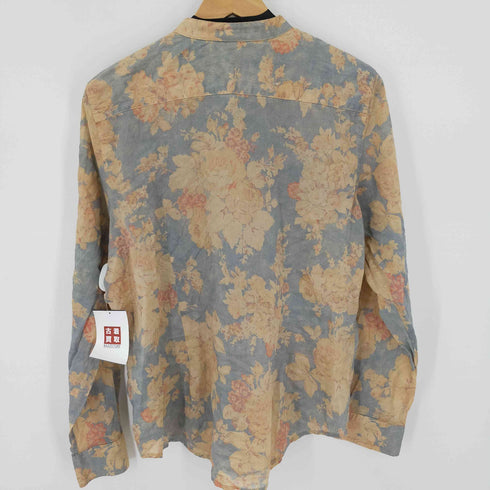 ローレンラルフローレン LAUREN RALPH LAUREN 花柄プリントフリルデザインL/Sブラウス レディース JPN:XL