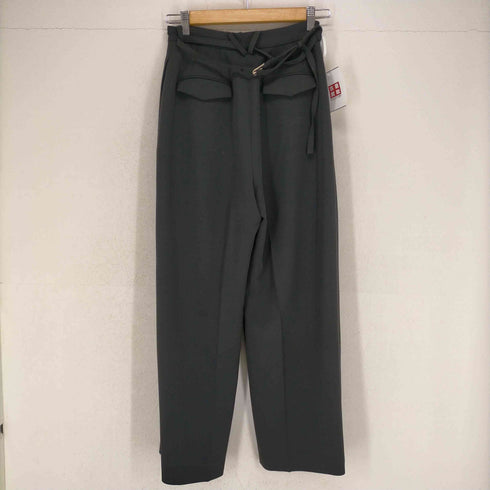 セルフォード CELFORD 23AW ベルト付きワイドタックテーパードパンツ レディース JPN:36