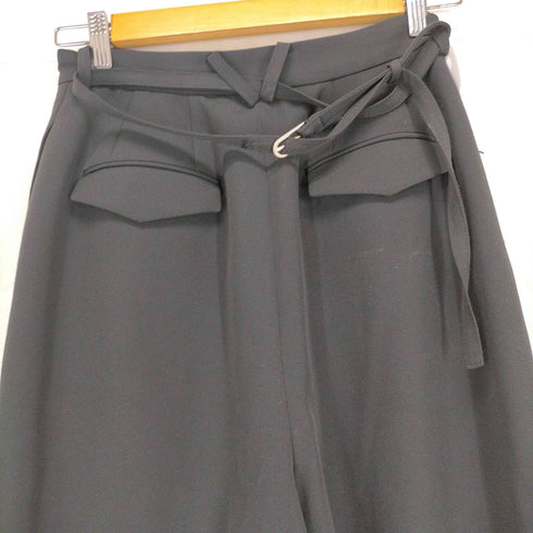 セルフォード CELFORD 23AW ベルト付きワイドタックテーパードパンツ レディース JPN:36
