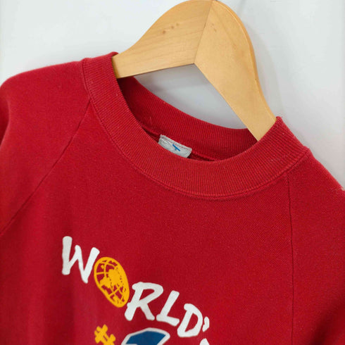 MADE IN USA フロントプリントラグランスウェット メンズ import:M