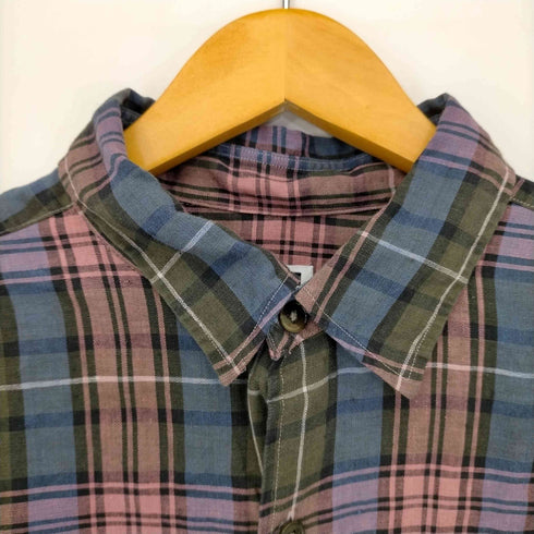 エイチビューティーアンドユースユナイテッドアローズ H BEAUTY & YOUTH UNITED ARROWS LINEN CHECK SHIRT/シャツ メンズ JPN:L