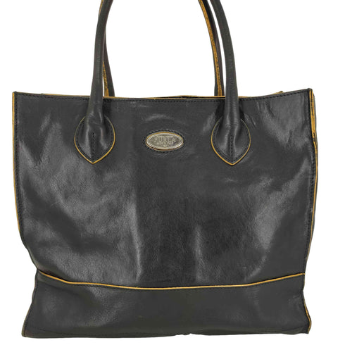 フルラ FURLA ロゴプレート レザーハンドバッグ トートバッグ ヌバック レディース