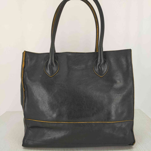 フルラ FURLA ロゴプレート レザーハンドバッグ トートバッグ ヌバック レディース