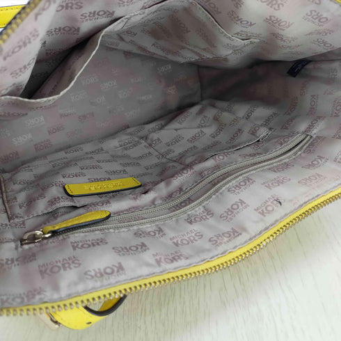 マイケルコース Michael Kors ロゴチャーム付き レザートートバッグ レディース