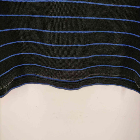 ノーティカ NAUTICA S/S HEAVY ボーダーポロシャツ メンズ JPN:M