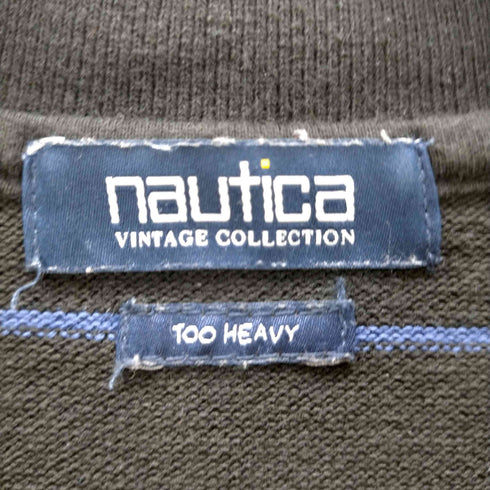 ノーティカ NAUTICA S/S HEAVY ボーダーポロシャツ メンズ JPN:M
