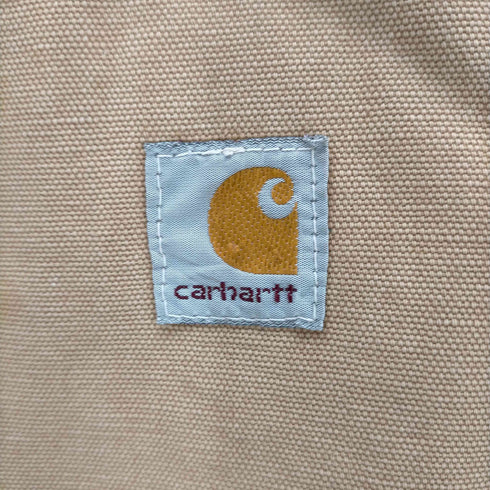 カーハート Carhartt USA製 ダック地ジップアップベスト 裏地ボア メンズ