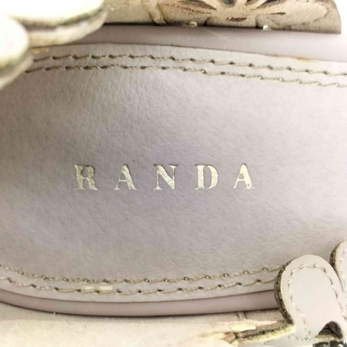 ランダ RANDA 花柄 ビーズ パンプス レディース JPN:23