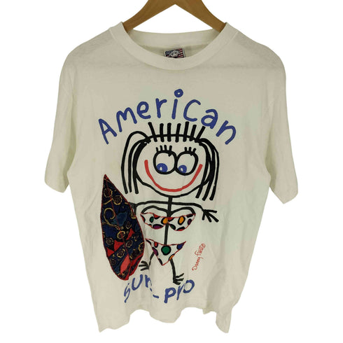 Danny First USA製 SURF PRO 大判プリント S/S Tシャツ メンズ import:M