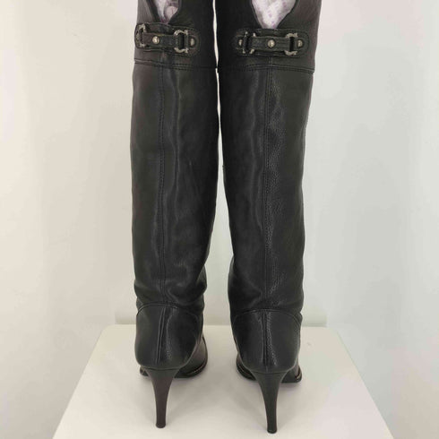 セブントゥエルブサーティ VII XII XXX SEVEN TWELVE THIRTY バックベルトデザイン ニーハイブーツ レディース JPN:37