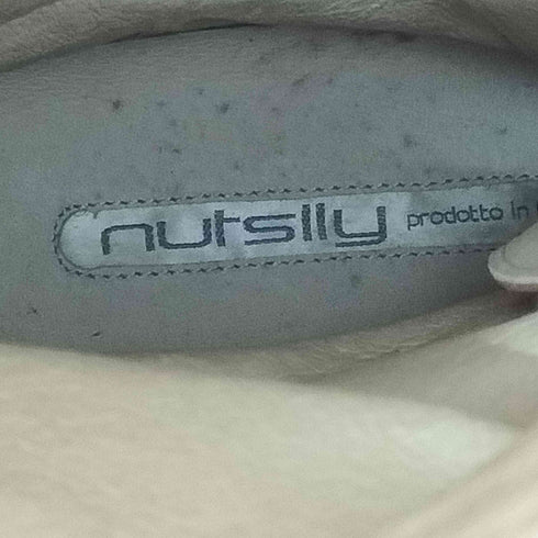 nutslly レースアップ レザーロングブーツ レディース 42