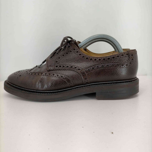 ブルックスブラザーズ BROOKS BROTHERS PEAL&CO MADE IN ENGLAND 外羽根ウィングチップシューズ メンズ UK:7.5 7 1/2 E