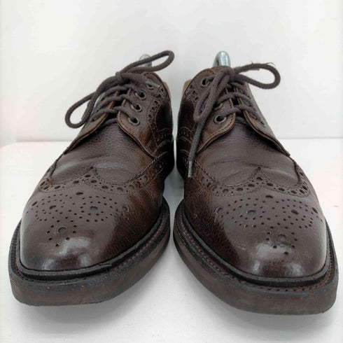 ブルックスブラザーズ BROOKS BROTHERS PEAL&CO MADE IN ENGLAND 外羽根ウィングチップシューズ メンズ UK:7.5 7 1/2 E