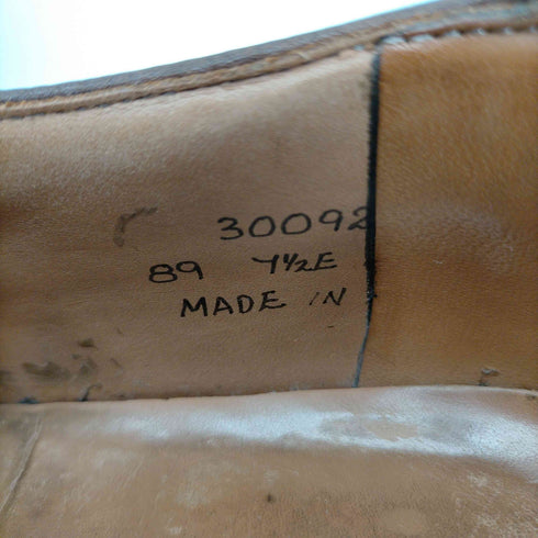 ブルックスブラザーズ BROOKS BROTHERS PEAL&CO MADE IN ENGLAND 外羽根ウィングチップシューズ メンズ UK:7.5 7 1/2 E