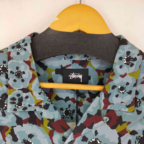 ステューシー Stussy 花柄レーヨン S/S シャツ メンズ import:M