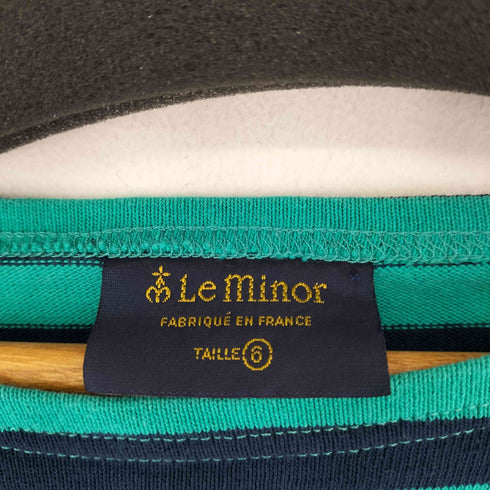 ルミノア Le minor ボーダー L/SバスクTシャツ メンズ 6